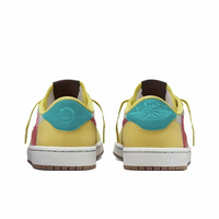 Travis Scott Jordan 1 Custom Jordans Yellow Red White