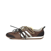 Khaki Sliver White - Adidas Samba Custom