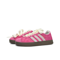 Barbie Pink Beige Lace - Adidas Samba Custom