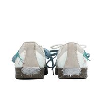 Light Blue White Sfumato Graffiti - Adidas Samba Custom