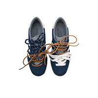 Dark Blue White - Adidas Samba Custom
