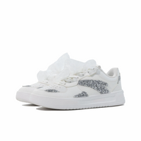 Custom Anta White Sliver Sequins Wedding Shoes