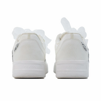 Custom Anta White Sliver Sequins Wedding Shoes