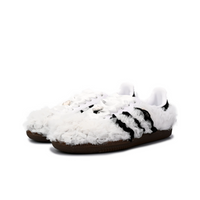 White Black Lace Wedding Shoes - Adidas Samba Custom