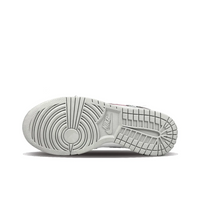 Custom Dunk Grey White Lace Bow Pearl Chain Wedding Shoes