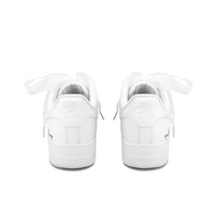 Custom Air Force 1 White Pearls Swoosh Wedding Shoes