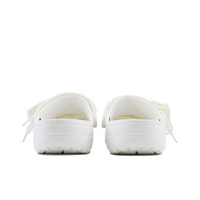 Custom Crocs White Lace Bow With Pearls Wedding Shoes