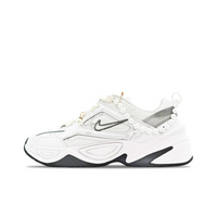 Custom Nike M2K White Pearls Wedding Shoes