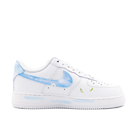 Custom Air Force 1 Low Flower Green Leaf Blue