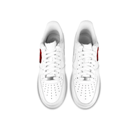 Custom Air Force 1 Low Heart Bloody Red