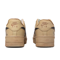 Custom Air Force 1 Low Black White Squares Khaki