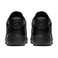 Custom Air Force 1 Low Black Bling Flower Gray