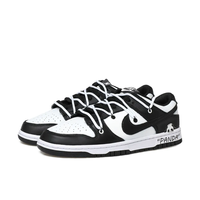 Custom Dunk Extra Lace Black White Panda