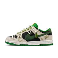 Custom Dunk Extra Lace Dark Green Ginkgo Biloba