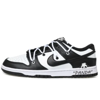 Custom Dunk Extra Lace Extra Lace Black White Panda