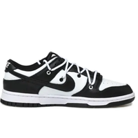 Custom Dunk Extra Lace Extra Lace Black White Panda