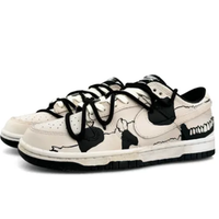 Custom Dunk Extra Lace Extra Lace White Teeth Black