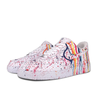 Custom Air Force 1 Mid Spray Colorful Dripping