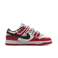 Custom Dunk Christmas Red Black Christmas Tree