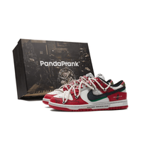 Custom Dunk Christmas Red Black Christmas Tree