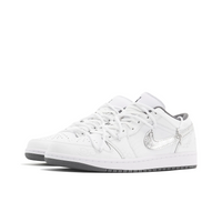 Custom Air Jordan 1 Black White  Chocolate Graffiti High (Copy)