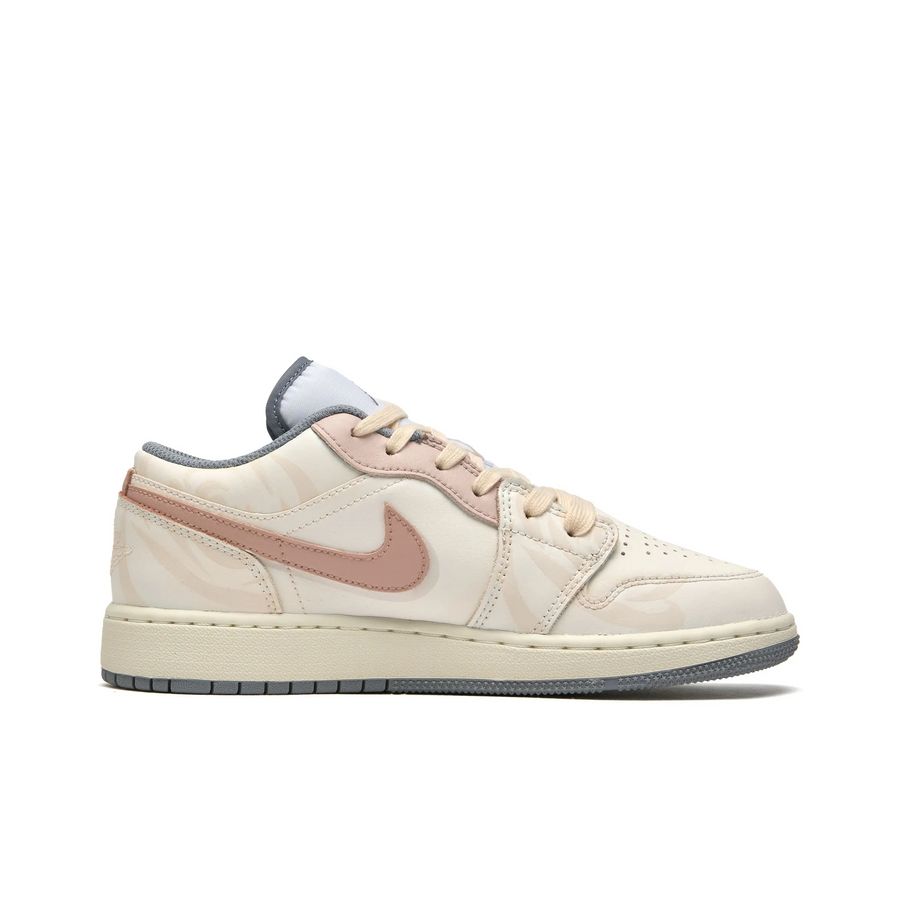 Custom Air Jordan 1 Beige Pink Low