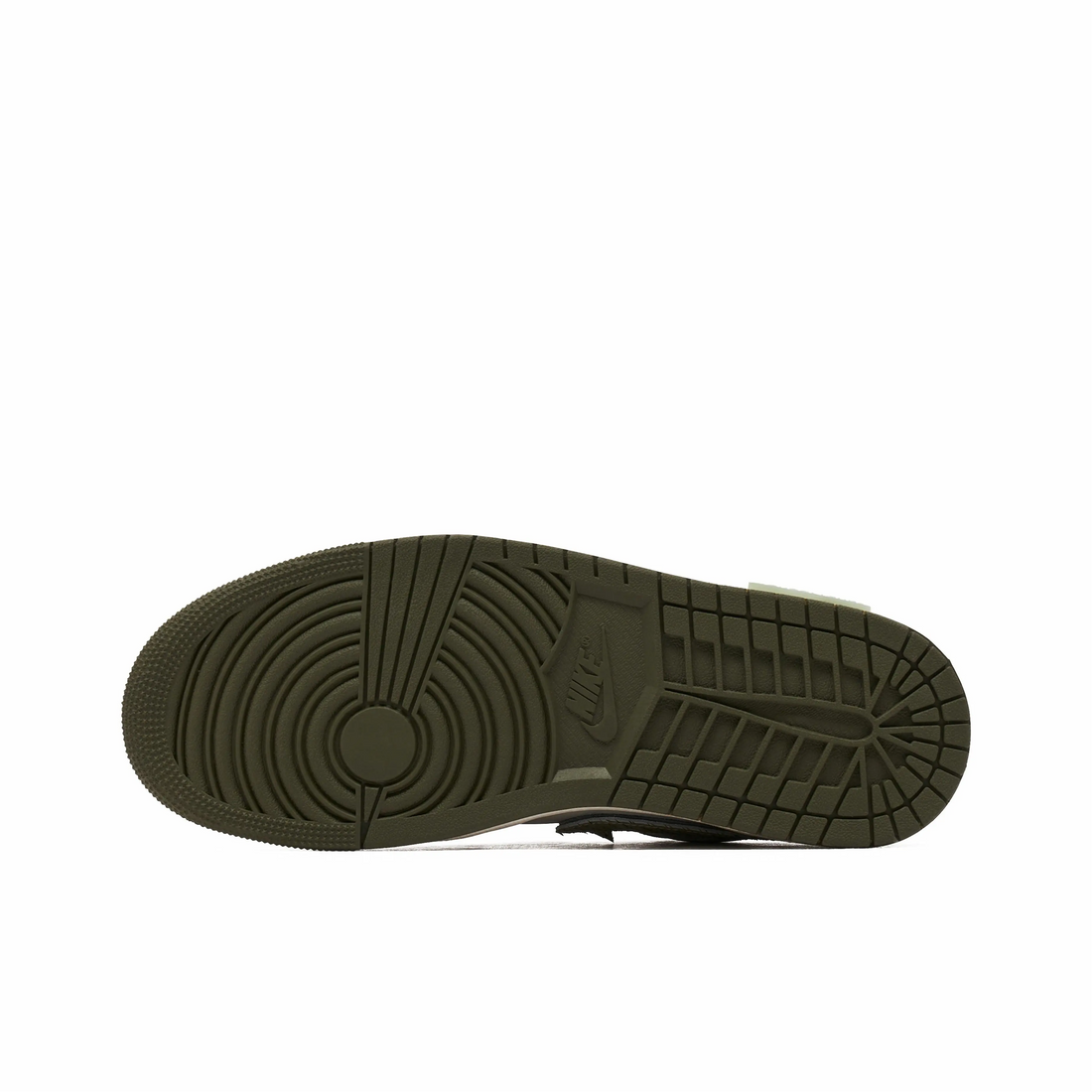 Custom Air Jordan 1 Grey Green Snake Scales Low