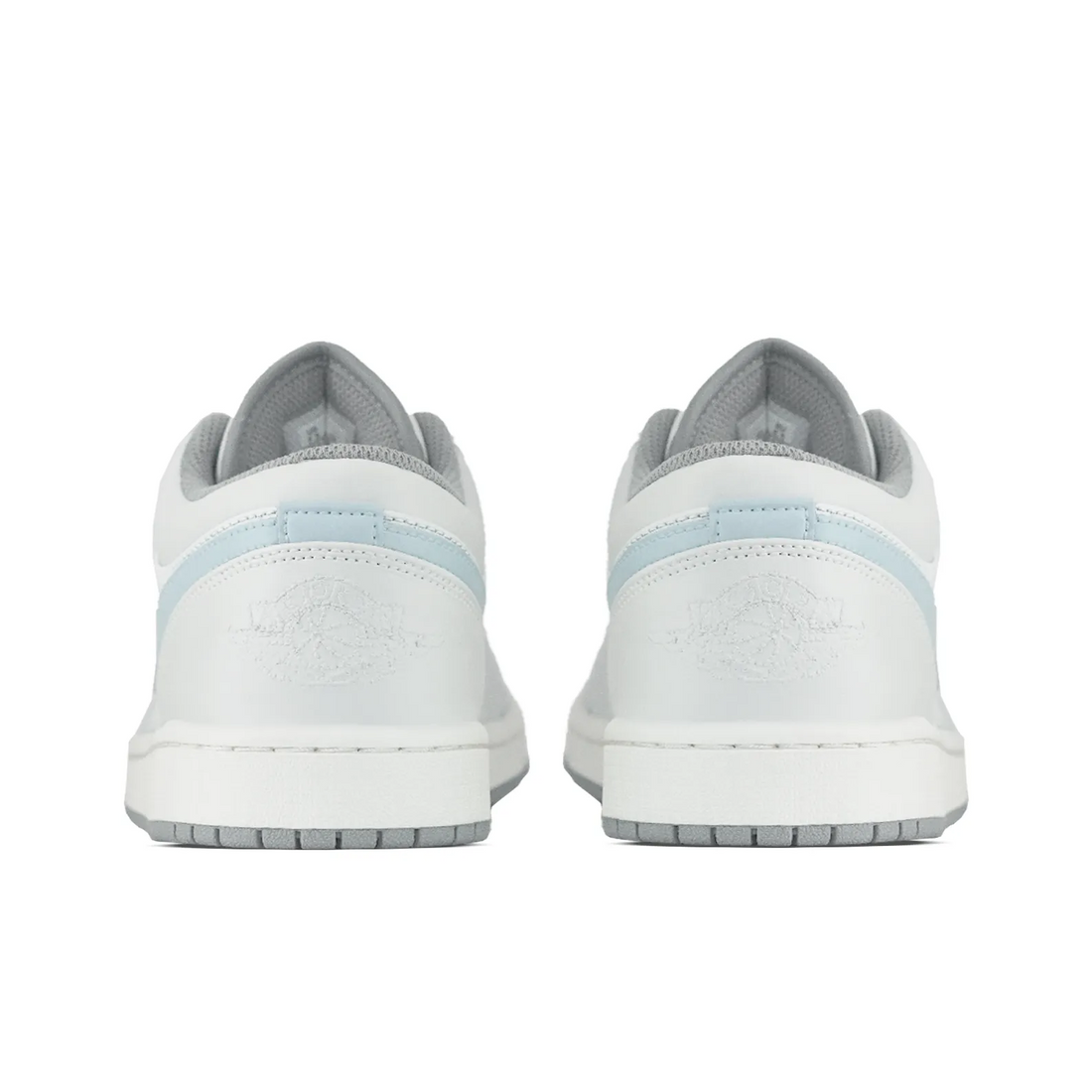 Custom Air Jordan 1 Light Grey Blue Low