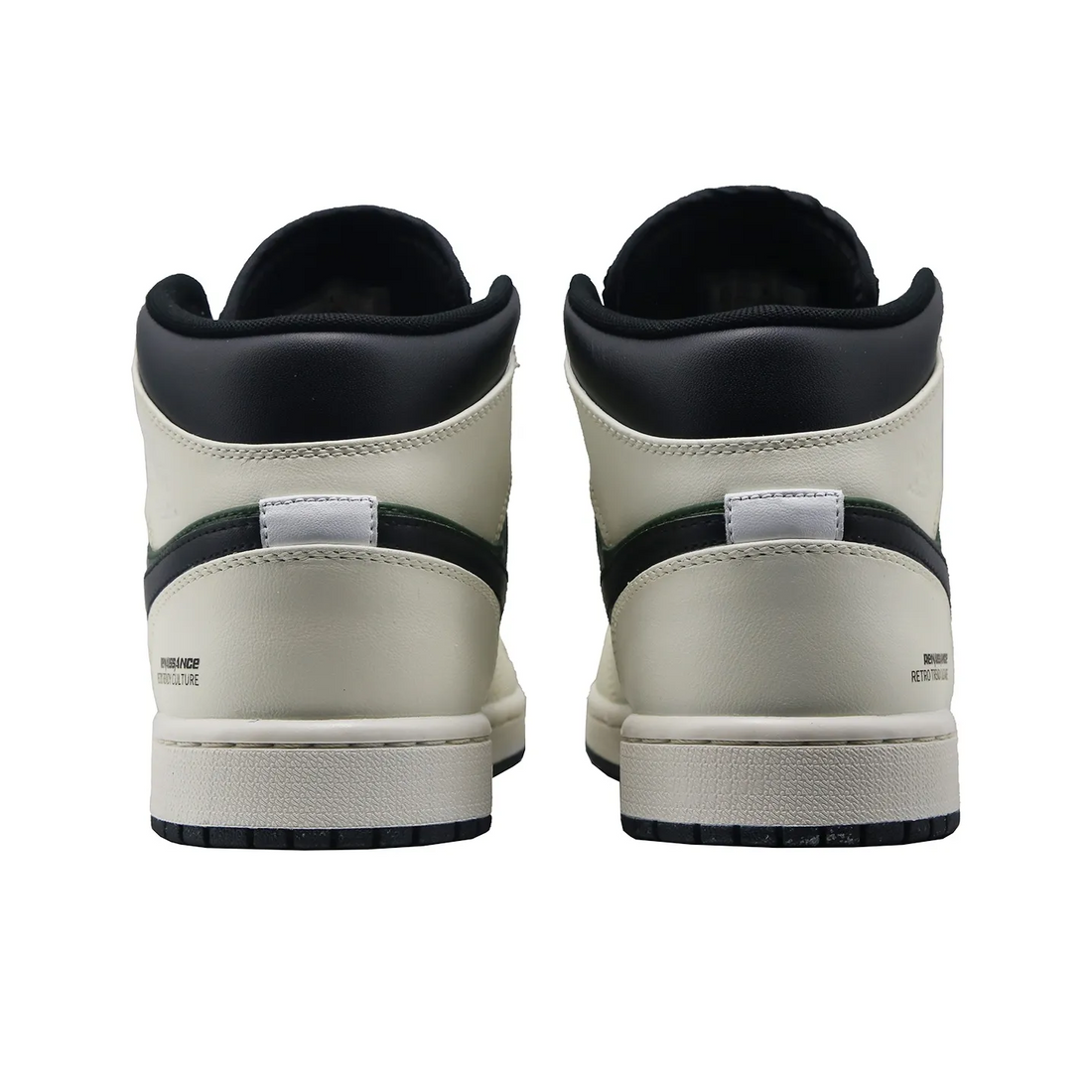 Custom Air Jordan 1 Off-white Dark Green Black