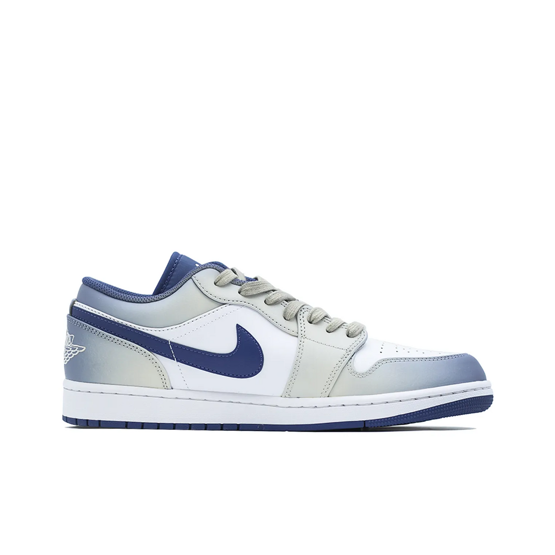 Custom Air Jordan 1 Blue-gray Gradient Low