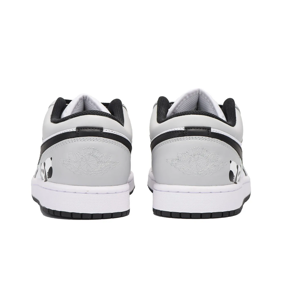 Custom Air Jordan 1 Off White Black Panda Cartoon Low