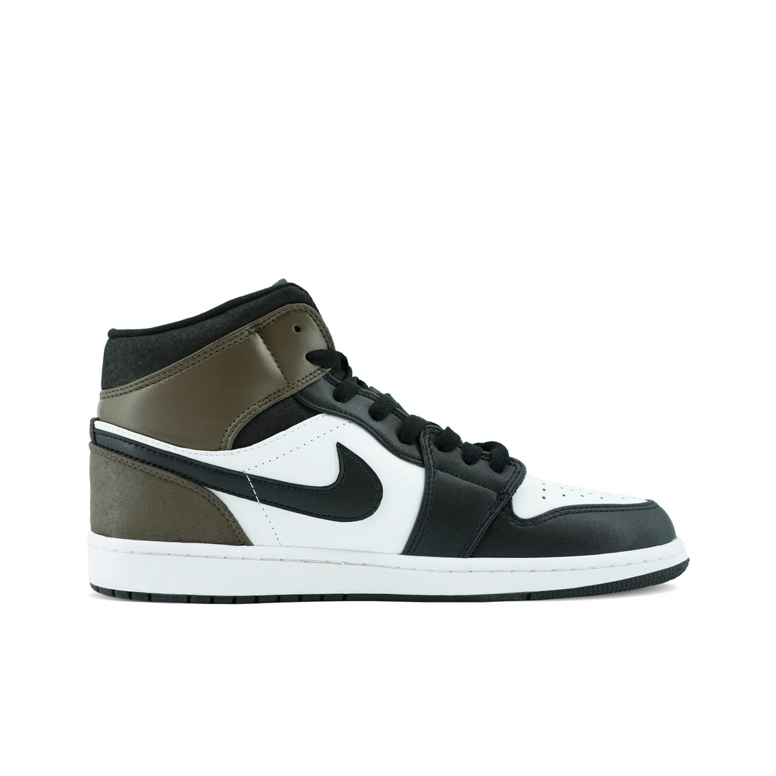 Custom Air Jordan 1 Black Dark Green Grey