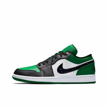 Custom Air Jordan 1 Green Black White Low