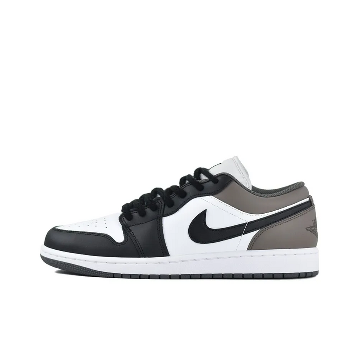 Custom Air Jordan 1 Black Grey White Low