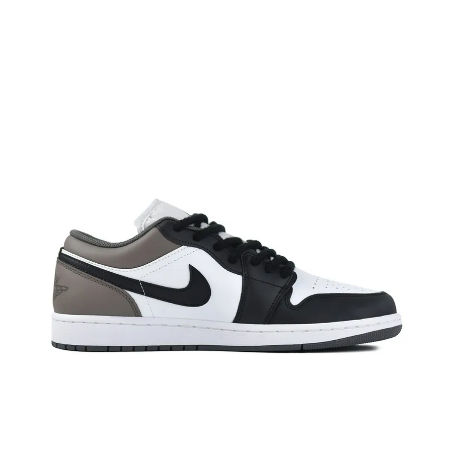 Custom Air Jordan 1 Black Grey White Low