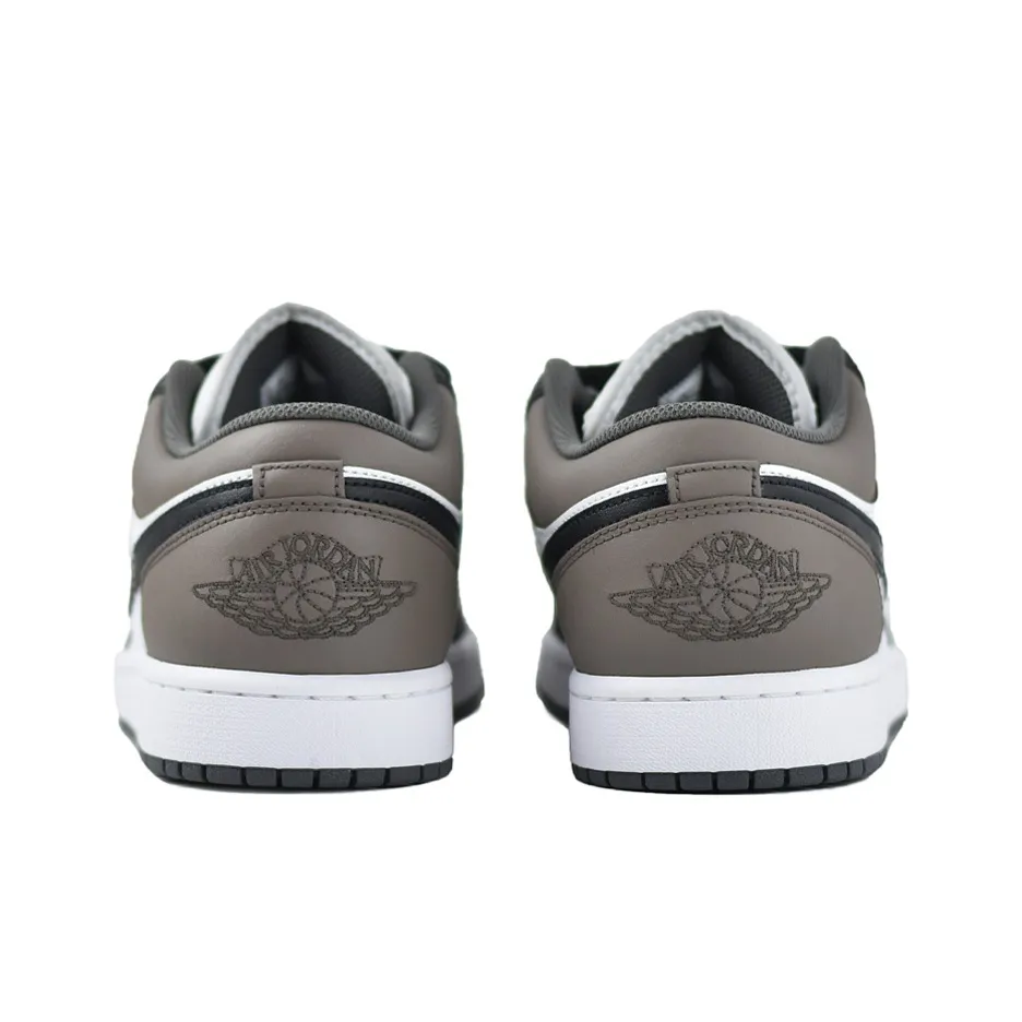 Custom Air Jordan 1 Black Grey White Low
