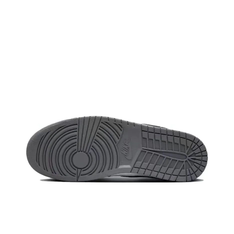 Custom Air Jordan 1 Black Grey White Low