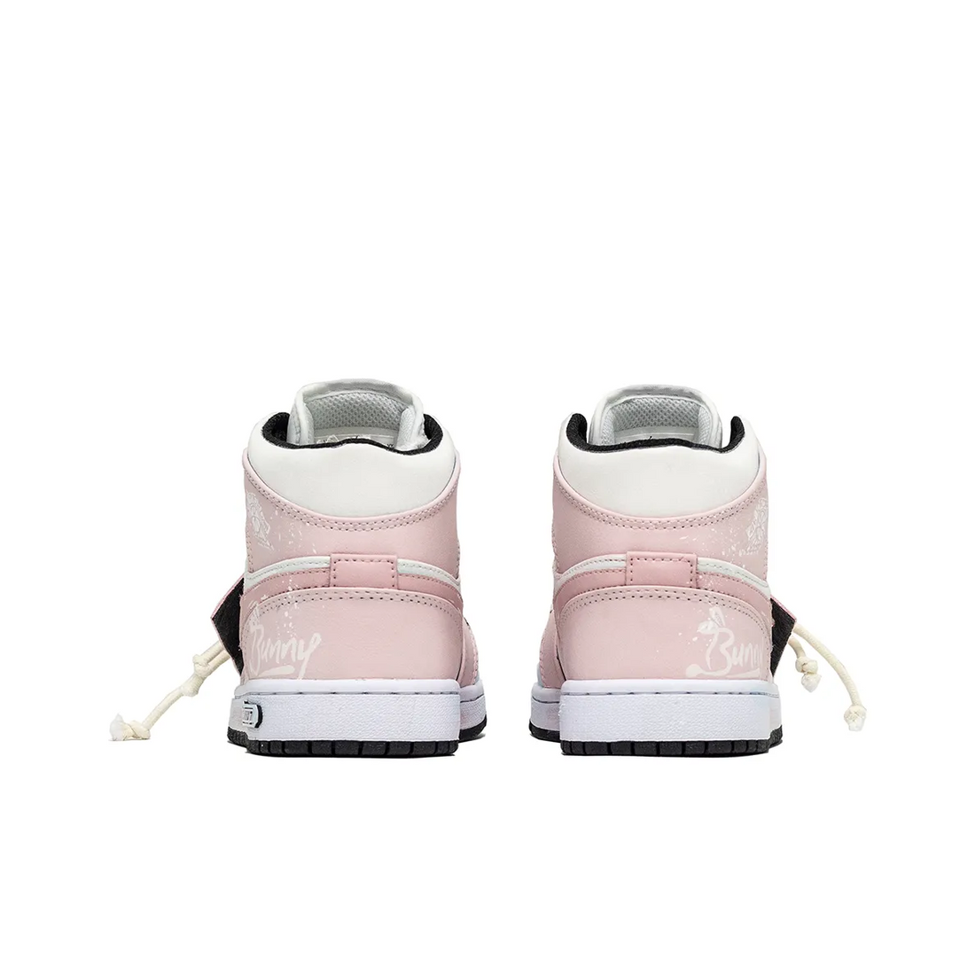 Custom Air Jordan 1 Blue Pink Bunny Graffiti