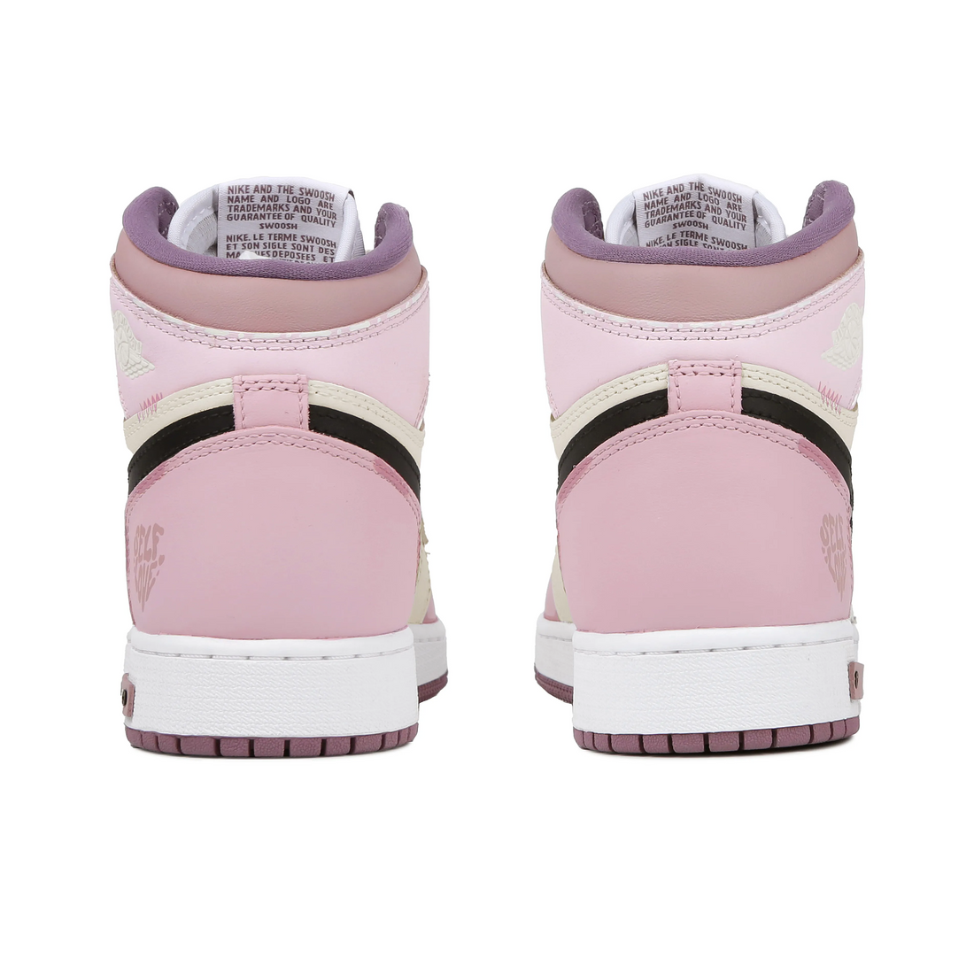 Custom Air Jordan 1 Pink White Black High