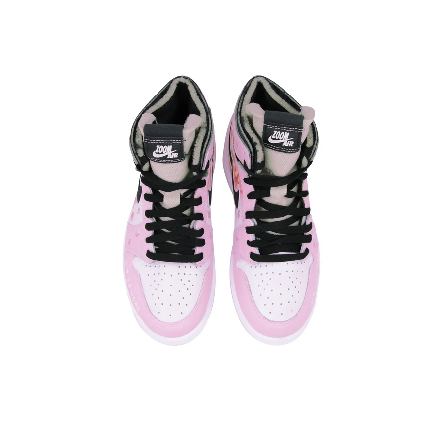 Custom Air Jordan 1 Pink Cherry Blossoms