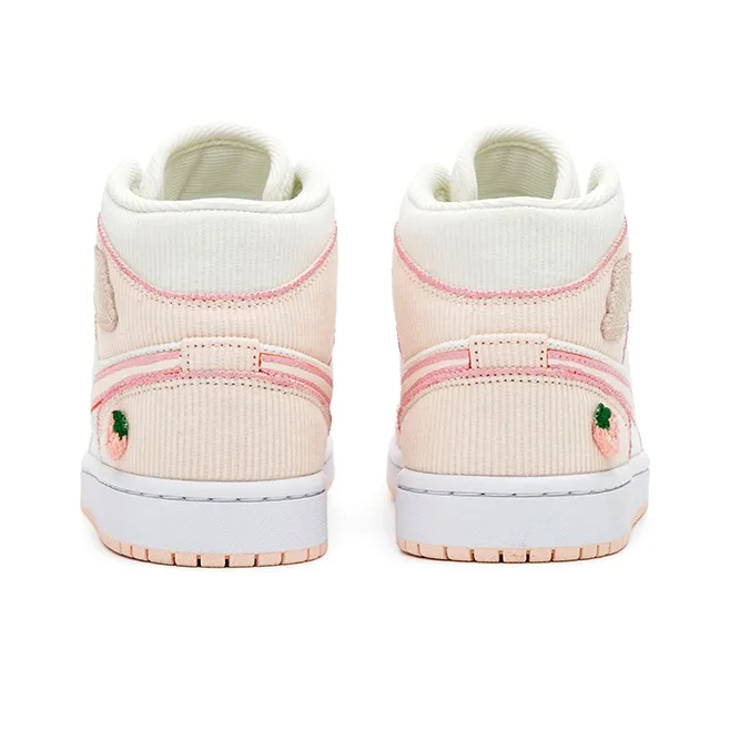 Custom Air Jordan 1 Light Pink Strawberry