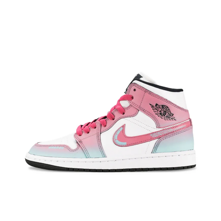 Custom Air Jordan 1 Blue Pink Gradient