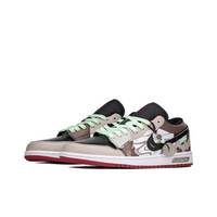Custom Air Jordan 1 Chocolate Milky Brown Black Low