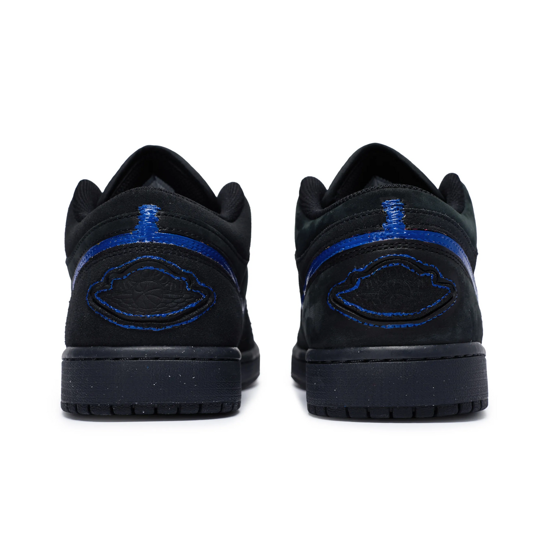Custom Air Jordan 1 Black Blue Low (Copy)