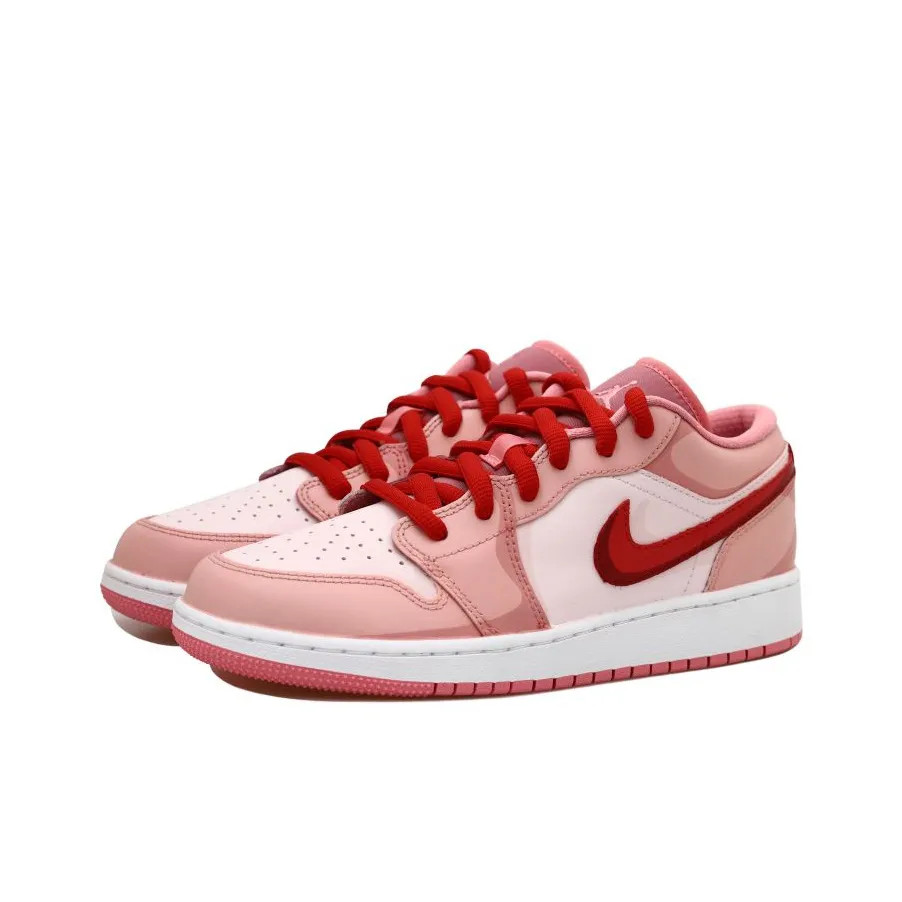 Custom Air Jordan 1 Pink Red Low