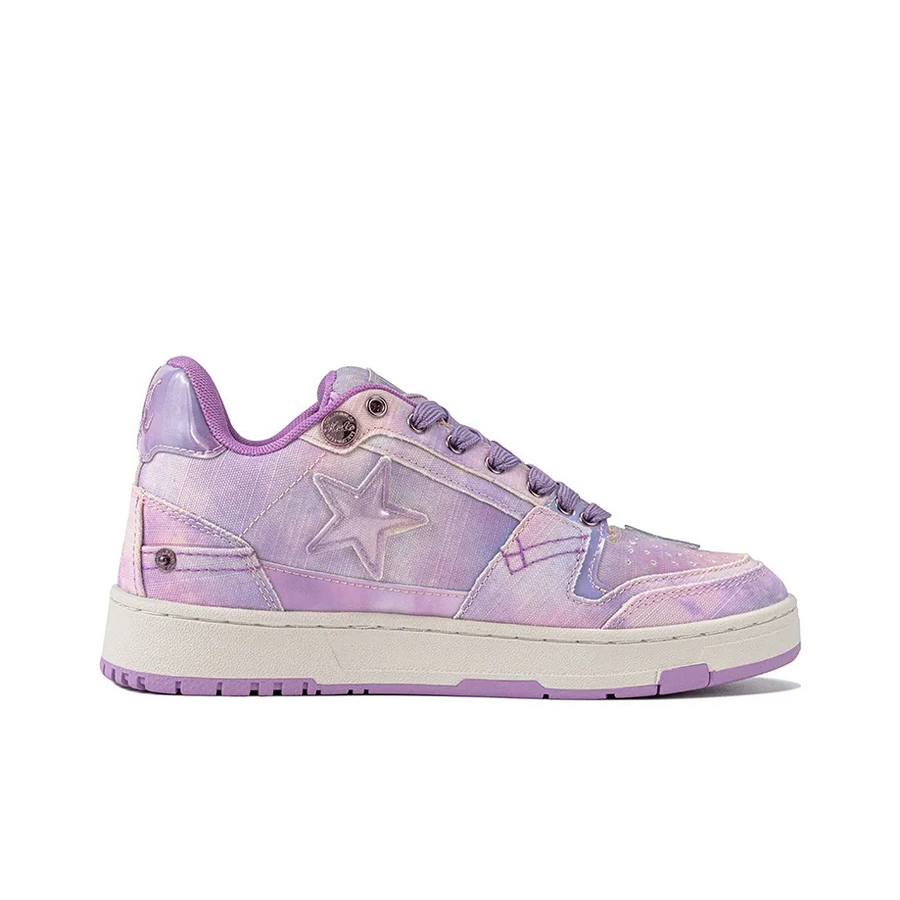 Custom Sneaker Stars Purple