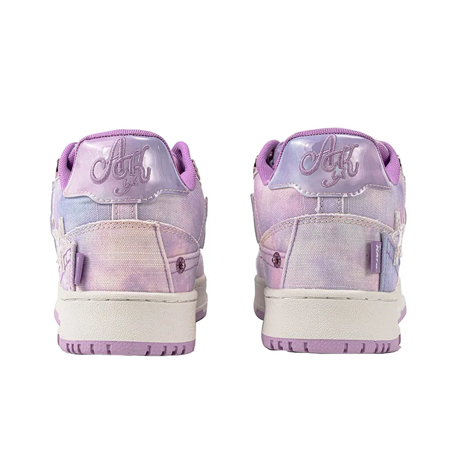 Custom Sneaker Stars Purple