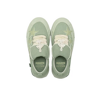 Custom Sneaker Matcha Green Stars