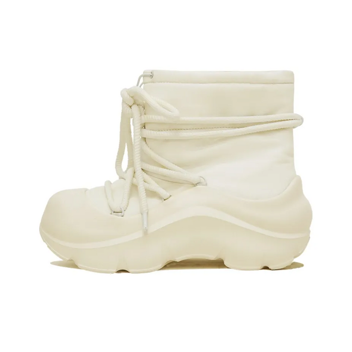 Custom Sneaker Cream Snow Boots