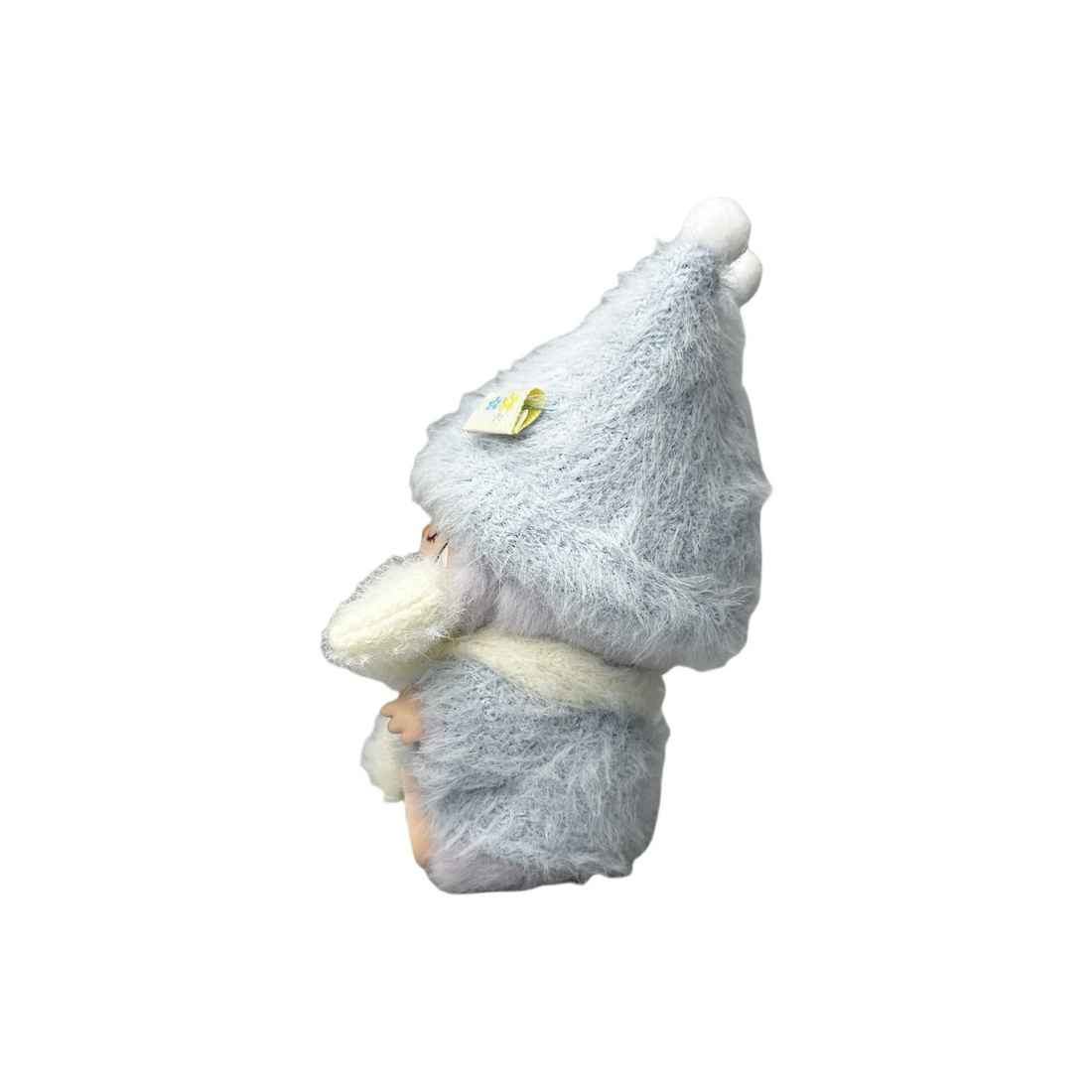 Pop Mart Blind Box Custom Light Blue Plush Suit With White Scarf